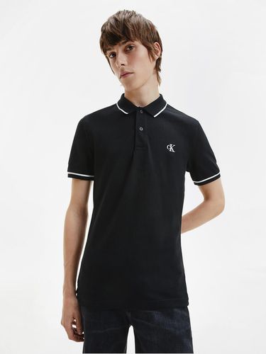 Calvin Klein Jeans Polo Shirt Black - Calvin Klein Jeans - Modalova