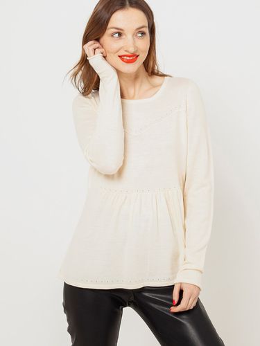 CAMAIEU Sweater White - CAMAIEU - Modalova