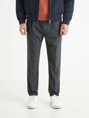Celio Avocheck Trousers Grey - Celio - Modalova
