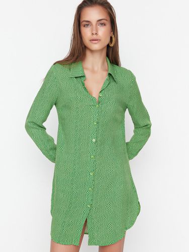 Trendyol Shirt Green - Trendyol - Modalova