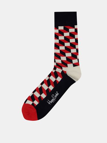 Happy Socks Filled Optic Socks Red - Happy Socks - Modalova