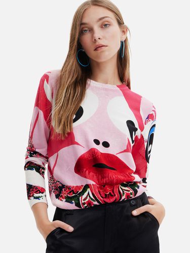 Desigual Sweet-Lacroix Sweater Pink - Desigual - Modalova