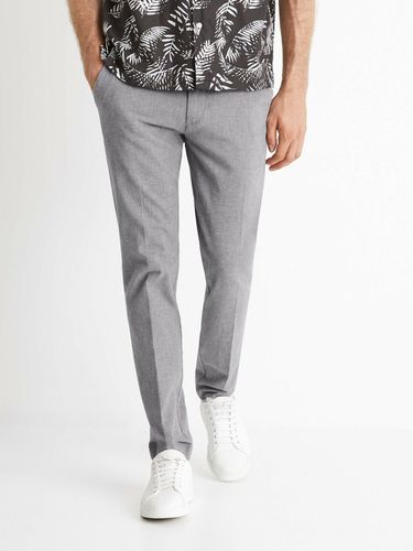 Celio Bosi Chino Trousers Grey - Celio - Modalova