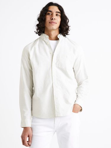 Celio Daoxprint Shirt White - Celio - Modalova