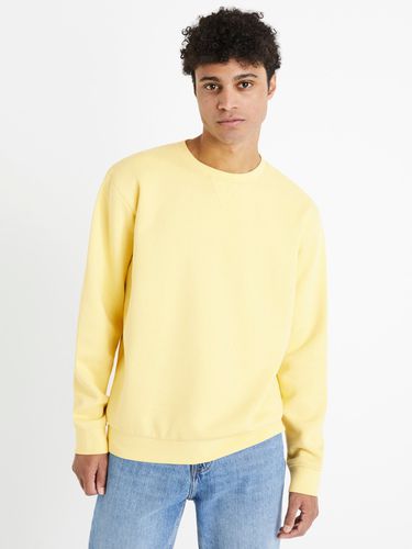 Celio Veseven Sweatshirt Yellow - Celio - Modalova