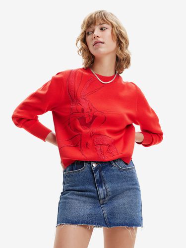 Desigual Bugs Bunny Sweatshirt Red - Desigual - Modalova