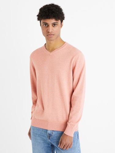 Celio Decotonv Sweater Pink - Celio - Modalova