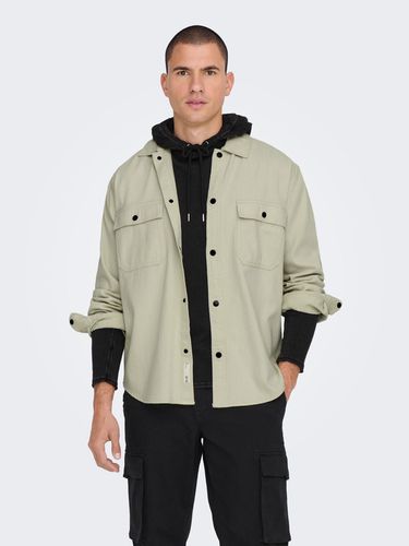 ONLY & SONS Team Jacket Grey - ONLY & SONS - Modalova