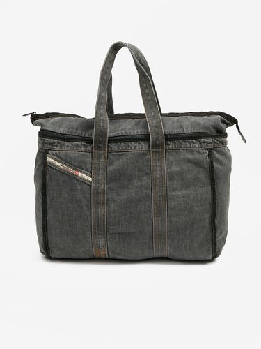 DIESEL 'charm-d' Denim Shoulder Bag in Gray