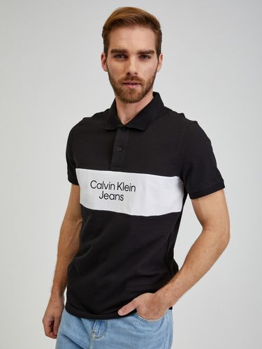 Calvin Klein Jeans Polo Shirt Black - Calvin Klein Jeans - Modalova