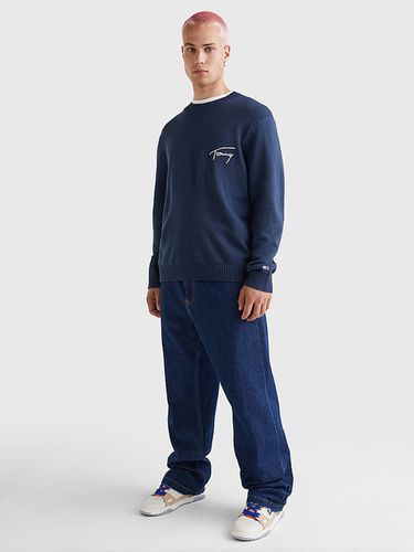 Tommy Jeans Sweater Blue - Tommy Jeans - Modalova