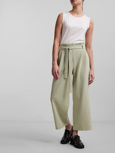 Pieces Sibby Trousers Green - Pieces - Modalova