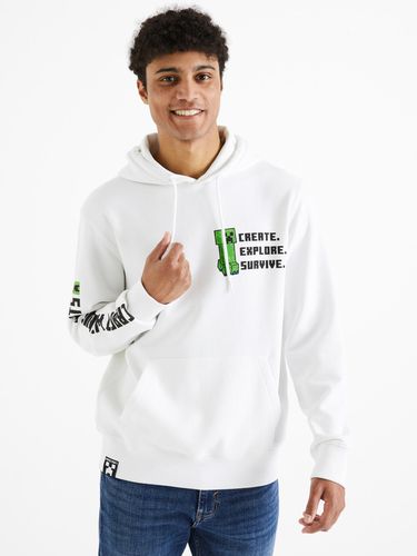 Celio Minecraft Sweatshirt White - Celio - Modalova