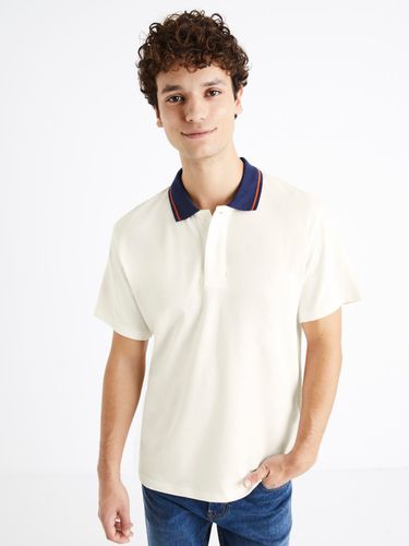Celio Derwin Polo Shirt White - Celio - Modalova