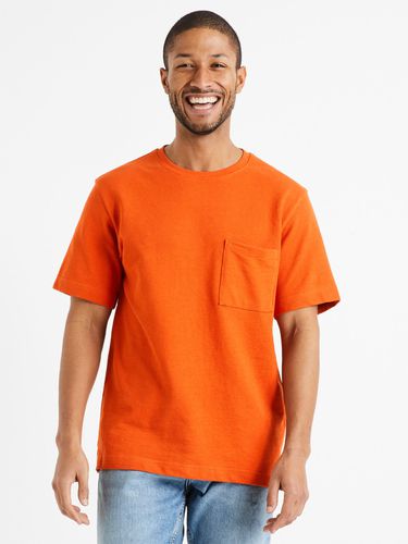 Celio Degauffre T-shirt Orange - Celio - Modalova