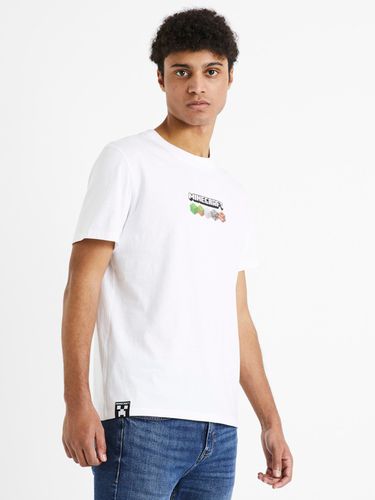 Celio Minecraft T-shirt White - Celio - Modalova