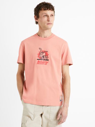 Celio Asterix T-shirt Pink - Celio - Modalova
