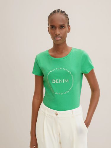 Tom Tailor Denim T-shirt Green - Tom Tailor Denim - Modalova