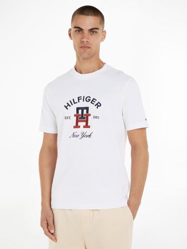 Curved Monogram T-shirt - Tommy Hilfiger - Modalova