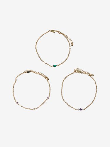 Pieces Birthe Set of bracelets Gold - Pieces - Modalova
