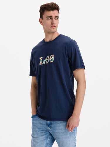 Lee Summer Logo T-shirt Blue - Lee - Modalova