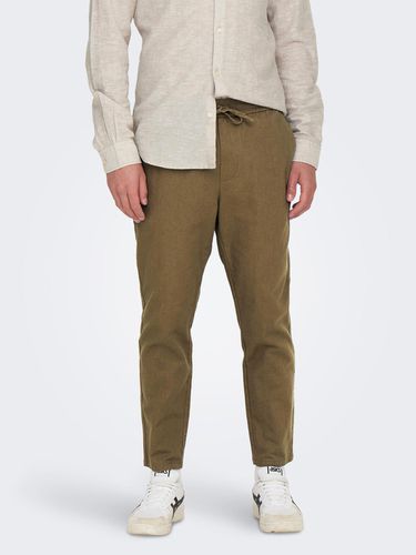 ONLY & SONS Linus Trousers Brown - ONLY & SONS - Modalova