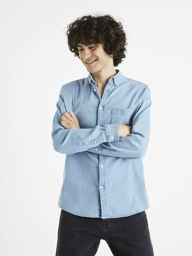 Celio Cadeni Shirt Blue - Celio - Modalova