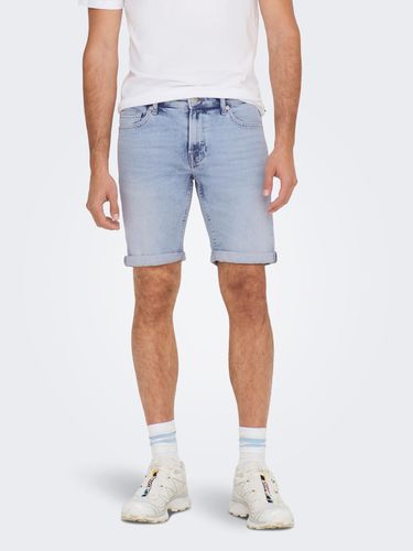 ONLY & SONS Ply Short pants Blue - ONLY & SONS - Modalova