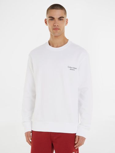 Calvin Klein Jeans Sweatshirt White - Calvin Klein Jeans - Modalova
