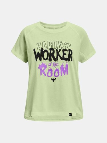 UA Project Rock Hwitr SS Kids T-shirt - Under Armour - Modalova