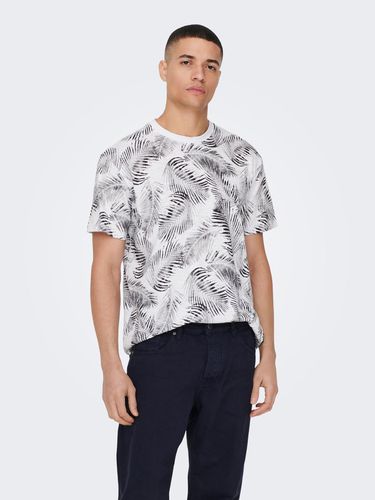 ONLY & SONS Perry T-shirt White - ONLY & SONS - Modalova