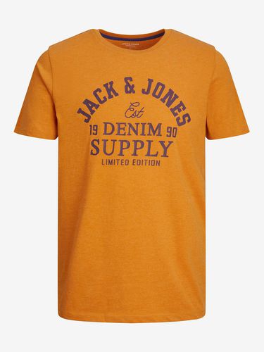 Jack & Jones Logo T-shirt Orange - Jack & Jones - Modalova