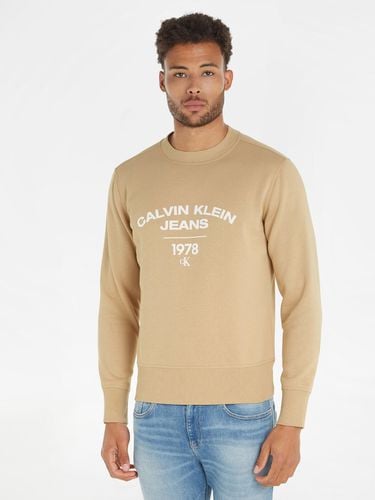 Calvin Klein Jeans Sweater Beige - Calvin Klein Jeans - Modalova