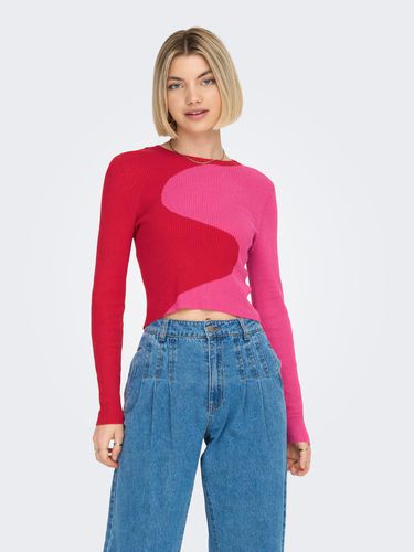 ONLY Polly Sweater Pink - ONLY - Modalova