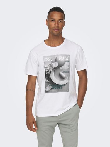 ONLY & SONS Todd T-shirt White - ONLY & SONS - Modalova