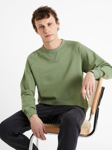 Celio Debiais Sweatshirt Green - Celio - Modalova