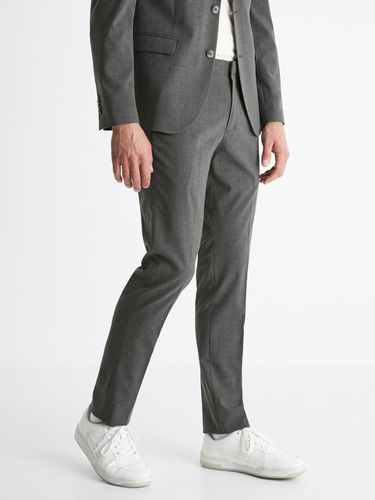 Celio Boamaury Trousers Grey - Celio - Modalova