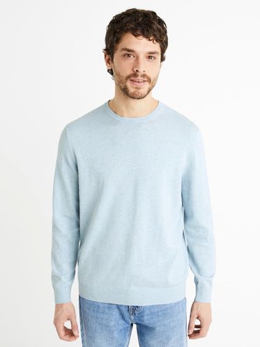 Celio Decoton Sweater Blue - Celio - Modalova