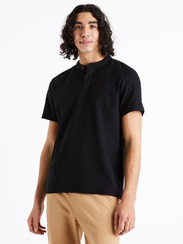 Celio Desohel Polo Shirt Black - Celio - Modalova