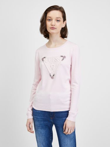 Guess Ines Sweatshirt Pink - Guess - Modalova