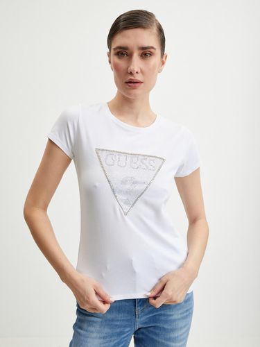 Guess Crystal T-shirt White - Guess - Modalova