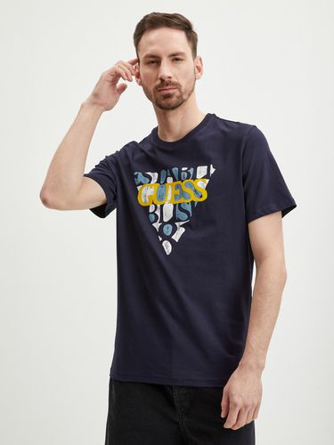 Guess Blurri T-shirt Blue - Guess - Modalova