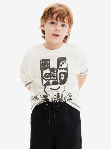 Desigual Kids T-shirt White - Desigual - Modalova