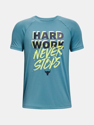 UA Project Rock Tech HardWork SS Kids T-shirt - Under Armour - Modalova