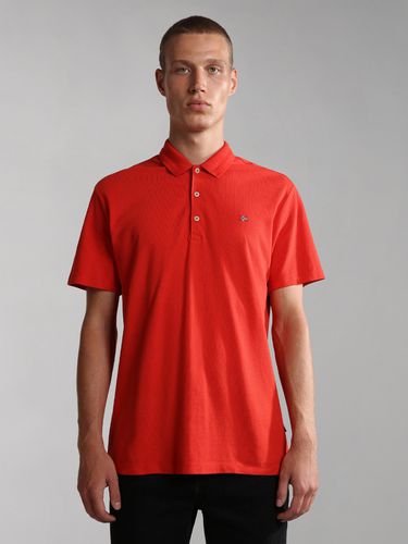 Napapijri Polo Shirt Red - Napapijri - Modalova