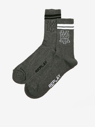 Replay Set of 2 pairs of socks Grey - Replay - Modalova