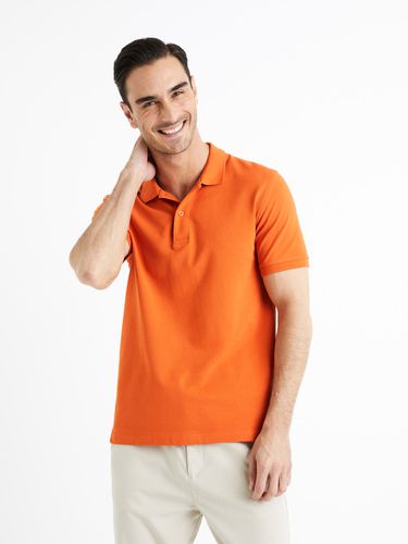 Celio Teone Polo Shirt Orange - Celio - Modalova