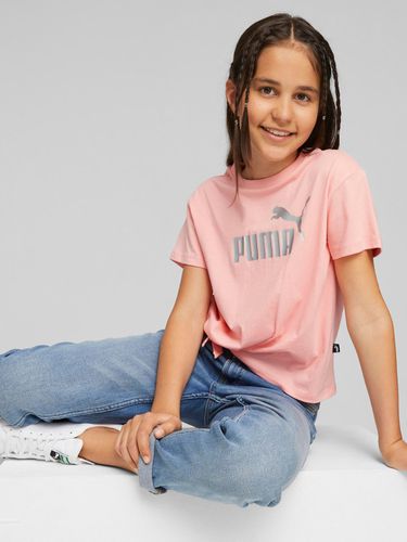 Puma ESS+ Kids T-shirt Pink - Puma - Modalova