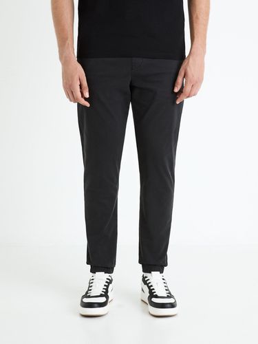 Celio Foplane Trousers Black - Celio - Modalova