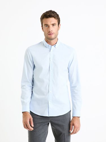 Celio Faoport Shirt Blue - Celio - Modalova